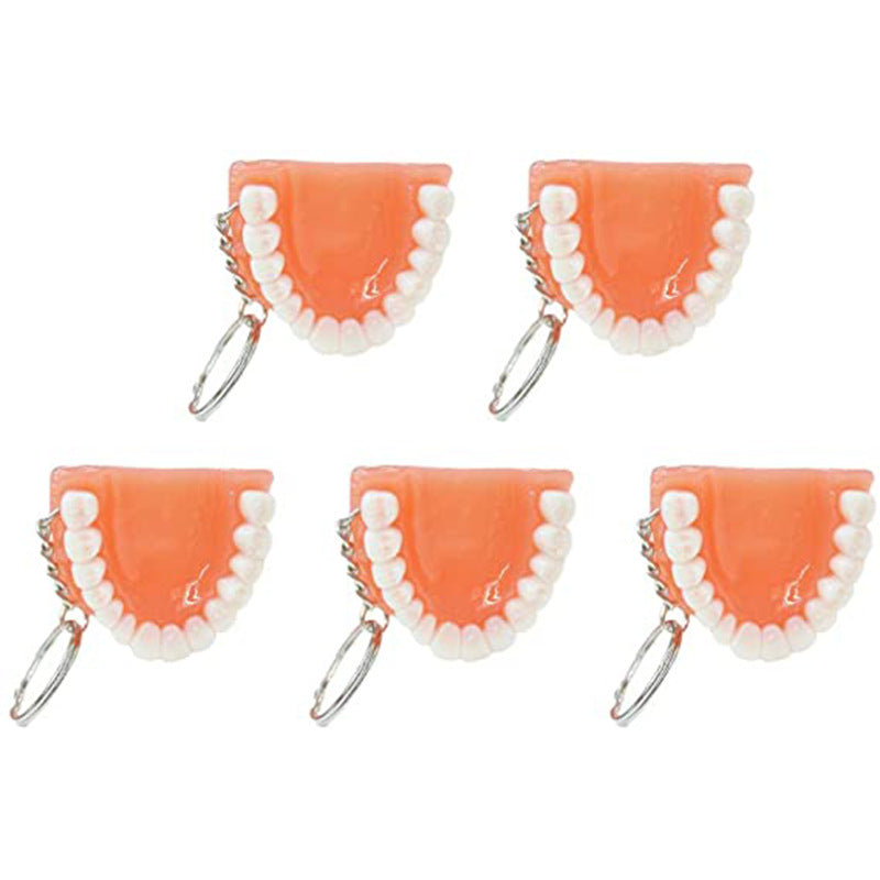Wholesale Resin Teeth Creative Key Chains