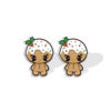 O1CN0175n44423GTYZ4Kuzb_2207689617228-0-cib Wholesale Christmas Biscuit Man Elk Resin Earrings