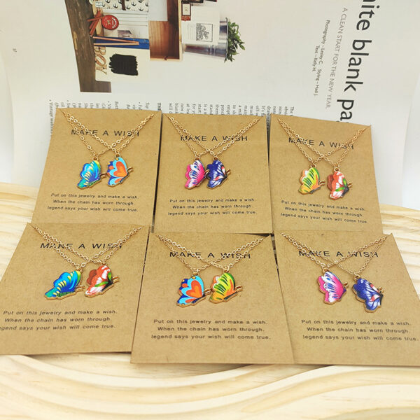 Wholesale Bohemian Butterfly Alloy Necklace