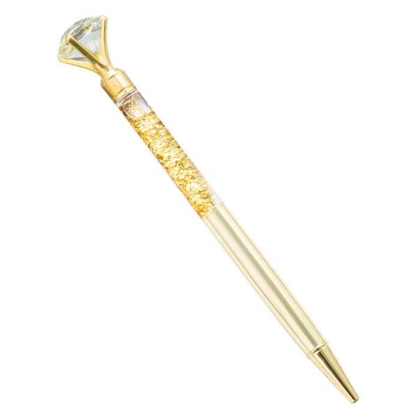 Wholesale Diamond Quicksand Metal Ballpoint Pen