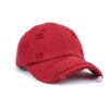 O1CN017BayT91K1DqwWB9w7_2212784831103-0-cib Wholesale Cotton Polyester Casual Ripped Hole Baseball Cap