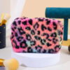 O1CN017BdAQg27xJApT3cQ1_2328007863-0-cib Wholesale Leopard Print Plush Octagonal Makeup Storage Bag