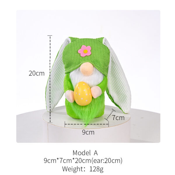 O1CN017CDVeT1mUM1to5eC4_2207884957-0-cib Wholesale Easter Faceless Dolls, Rabbit Ears, Colored Eggs, Dwarf Polyester Doll Decorations