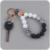 Wholesale Hand Silicone Beads Wrist Keychain