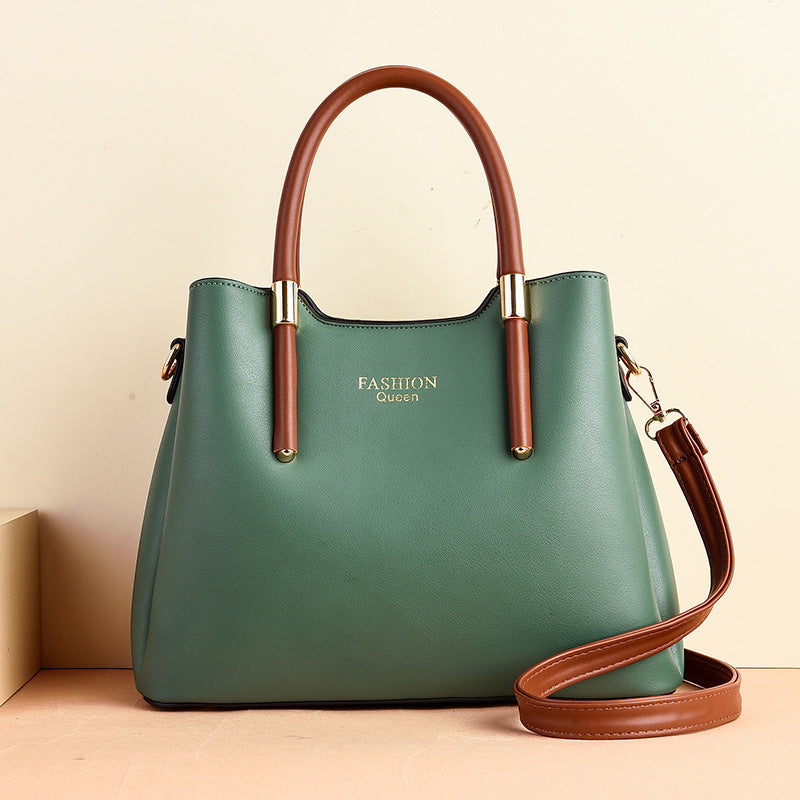 Wholesale PU Large Capacity Retro Shoulder Bag