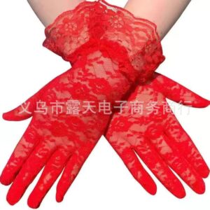 red gloves
