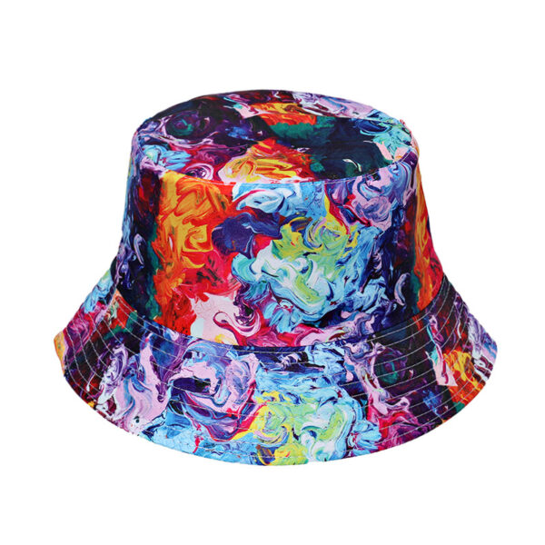 Wholesale Polyester Cartoon Rainbow Tie Dye Bucket Hat