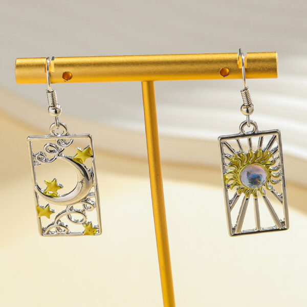 Wholesale Beautifully Personalized Moon Star Sun Earrings
