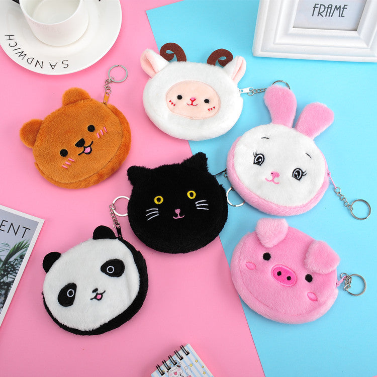 Wholesale Small Bear Plush Wallet