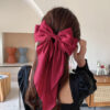 Wholesale Large Bow Silk Hair Clips