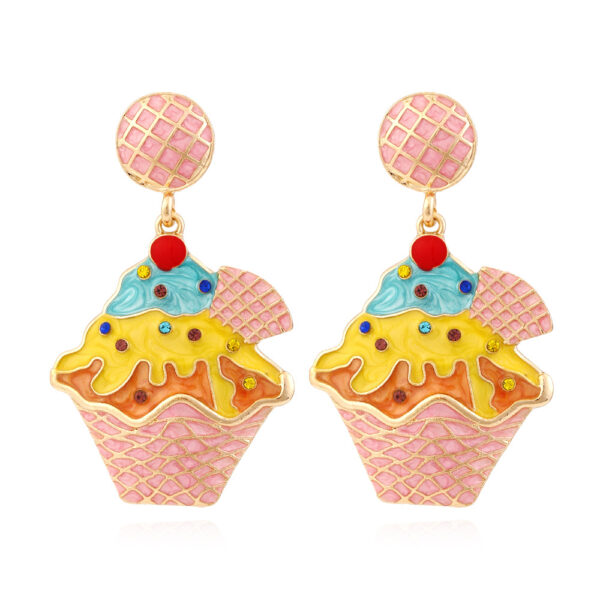 O1CN017LydgV2JjMMOReFDH_3025409457-0-cib Wholesale Alloy Diamond Cake Earrings