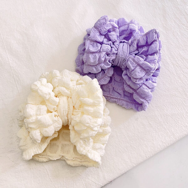 O1CN017NJN5u1xlisPYpomE_2851376484-0-cib Wholesale Fabric Kids Bubble Big Bow Beanie Hat