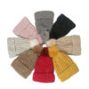 Wholesale Winter Beanie Blended Yarn Plus Velvet Thickened Knitted Hat