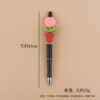 Wholesale Beadable Silicone Beaded Sunflower Potted Wooden Beads Plastic Ballpoint Pen