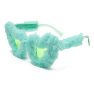 Flashing green frame with green velvet