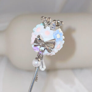 Cross-border hot sale colorful crown bow