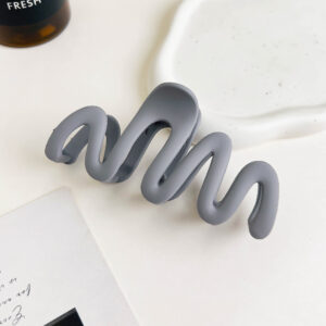 11cm wave-frosted blue gray / Metal