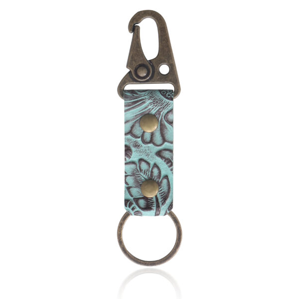 O1CN017SFSBh1ftMQNpBOh8_3172764064-0-cib Wholesale Leather Leopard Embossed Carved Vintage Wind Keychain