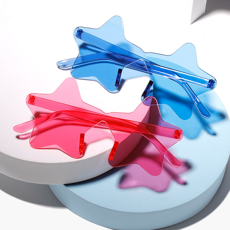 Wholesale PC Star Sunglasses Integrated Frameless Sunglasses