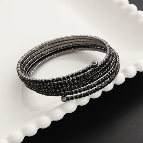 Wholesale Wire Elastic Rhinestone Bracelet