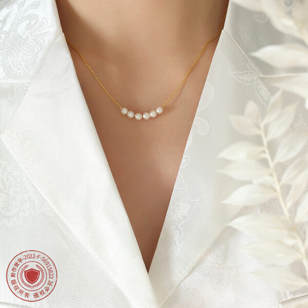 O1CN017Sumi21QDTwgXHeYx_2458611942-0-cib Wholesale Imitation Pearl Round Beads Titanium Steel Gold Plated Necklace