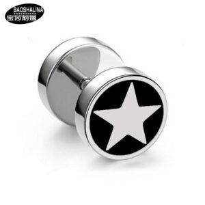Five-pointed star black face