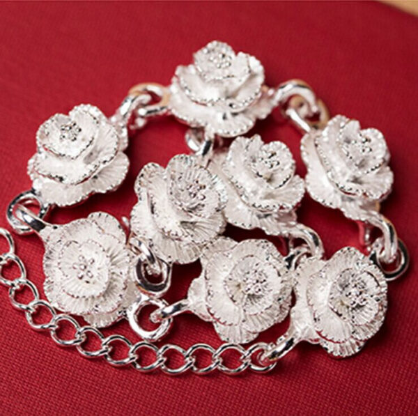 Wholesale Fashion Vintage Rose Frosted Dandelion Flower Bracelet