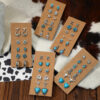 O1CN017YKICj1WlGy3o5T8I_2318052828-0-cib Wholesale Turquoise Western Style Retro Bull Head Boots Moon Heart Shape Zinc Alloy Stud Earring Set