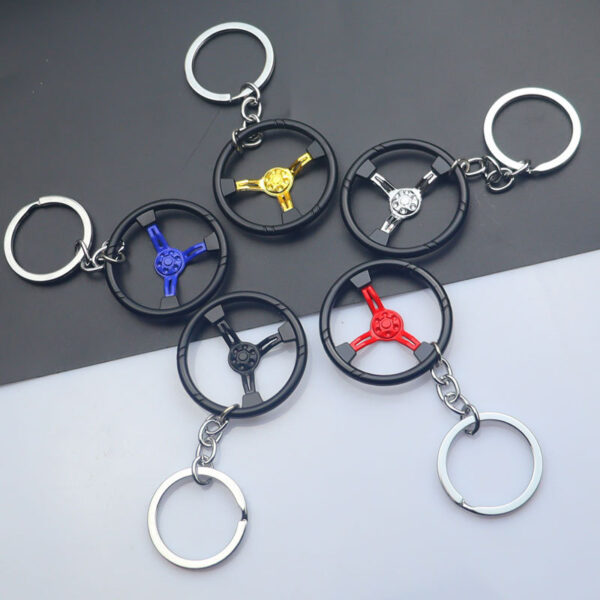 O1CN017ZIXLB1chxjZFztSJ_2201205293633-0-cib Wholesale Automobile Modification Steering Wheel Zinc Alloy Keychain