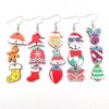 Wholesale Christmas Wood Earrings