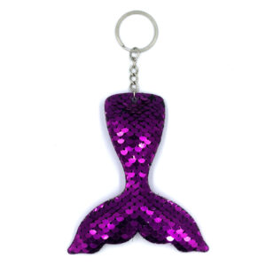 Purple 31 / Single ring buckle + sequined mermaid