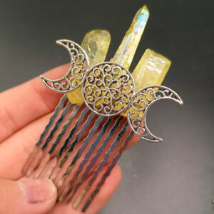 Yellow +10 tooth comb