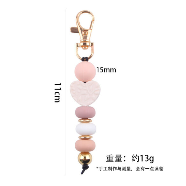 Wholesale Cartoon Moon Love Silicone Bead Key Bin