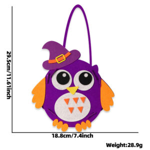 Witch hat owl candy bag / Free size