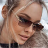 Wholesale Rimless PC Sunglasses