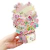 Wholesale Mother's Day 3D Paper Sculpture Greeting Card Decorative Ornaments