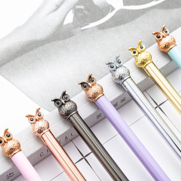 O1CN017eo3YK1cHObRKKUvf_933993575-0-cib-1 Wholesale Owl Metal Ballpoint Pen
