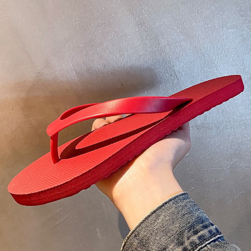 Wholesale Rubber Non-slip Simple Flip Flops