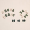 O1CN017g1e2s1qQvcqk7YCb_3917635491-0-cib Wholesale Short Fresh Green Leopard Fashion Gold Foil Nail Stickers