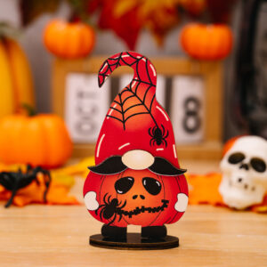 Halloween wooden dwarf ornaments B style