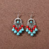 Wholesale Bohemian Tassel Turquoise Vintage Earrings