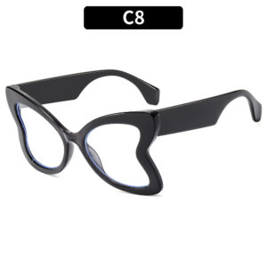 C8-black frame white film