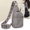 O1CN017qR3SL1SRLGQHxS9A_2214123352243-0-cib Wholesale Wide Shoulder Strap PU Chest Bag Single Shoulder Bag