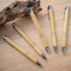 Wholesale Push Bamboo Ballpoint Pens