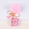 O1CN017sTI0l2GvmO36g5dY_2206519729078-0-cib-3 Wholesale Popular Fur Ball Love Letter Resin Keychain