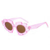Wholesale Jelly Color Chrysanthemum PC Sunglasses