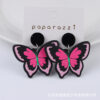 O1CN017y4HnE1T3LxDdXOlk_2677772326-0-cib Wholesale Butterfly Embossed Colorful Acrylic Earrings