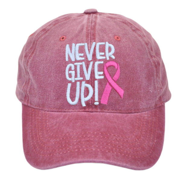 O1CN017yoz2k21Lr4UjzRiu_2212182616969-0-cib Wholesale Breast Ribbon Embroidery Washed Cotton Baseball Cap