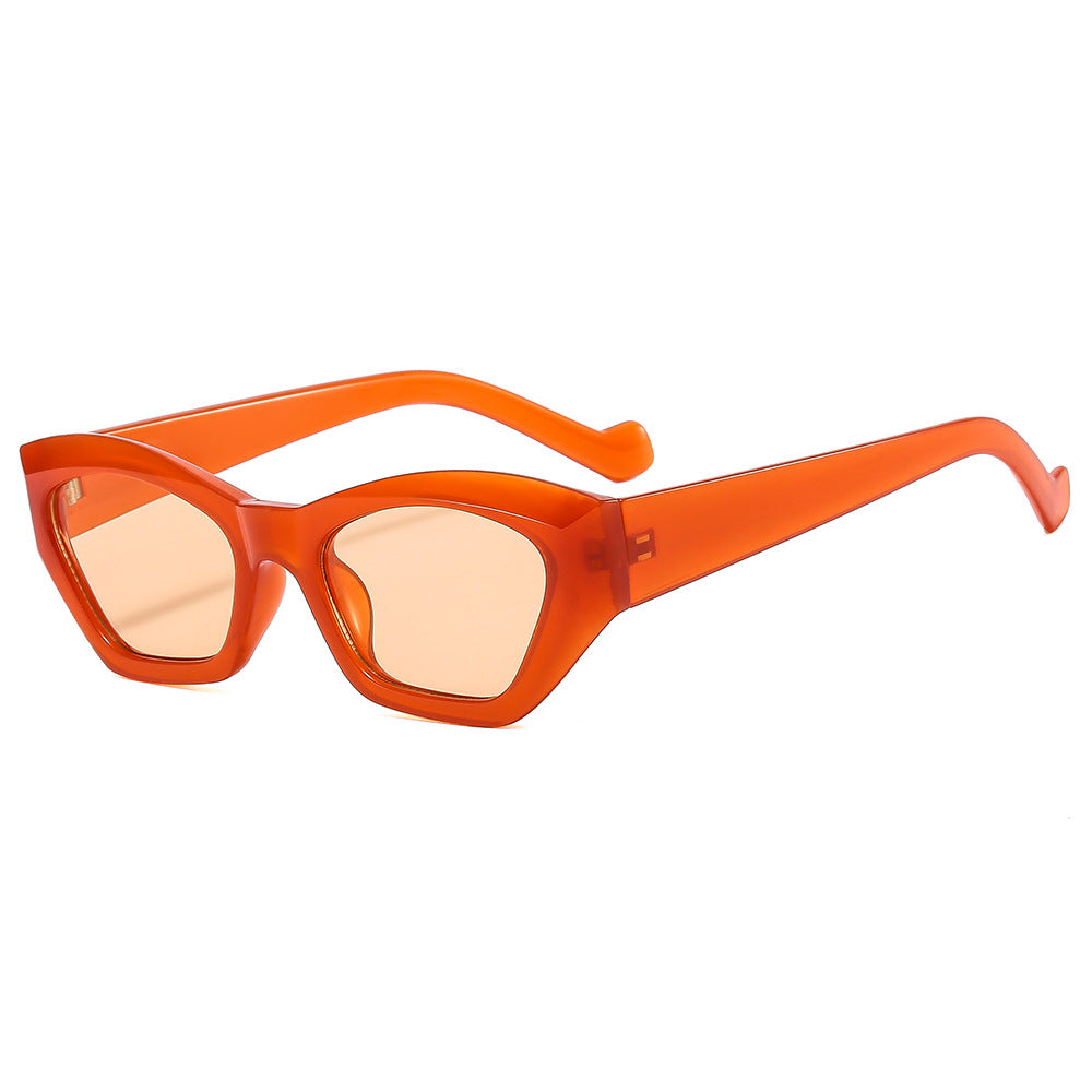 Wholesale Small Frame lygon Cat Eye PC Sunglasses