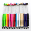 Wholesale Beadable Pencils DIY Metal Colored Eternity With Eraser